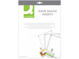 Badge Met Krokodillenklem Incl Blanco Insteekkaart 75x40mm 25 Stuks - 2