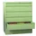 ladekast HxBxD 1200x1023x600mm 6laden slot RAL7035 front RAL6011