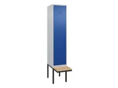 locker voor scheiding van kleding,HxBxD 2120x400x815mm,1vak