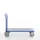 Platformwagen 1000kg Laadvlak Lxb 1200x800mm 1 Kopwand Ral 5010