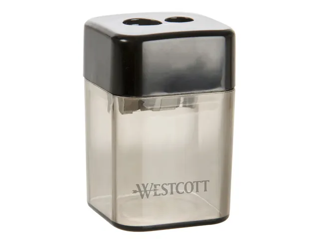 Puntenslijper Westcott kunststof dubbel zwart metalen slijper