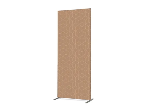 Scheidingswand Textiel Deco 85x200cm Hexagon Beige