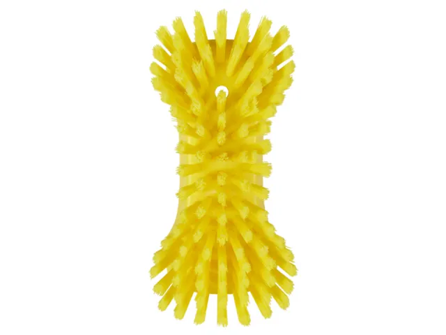 Vikan Hygiene extra grote handborstel extra harde vezels 230mm Geel