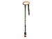Flexyfoot Wandelstok met ovalen handvat Zwart