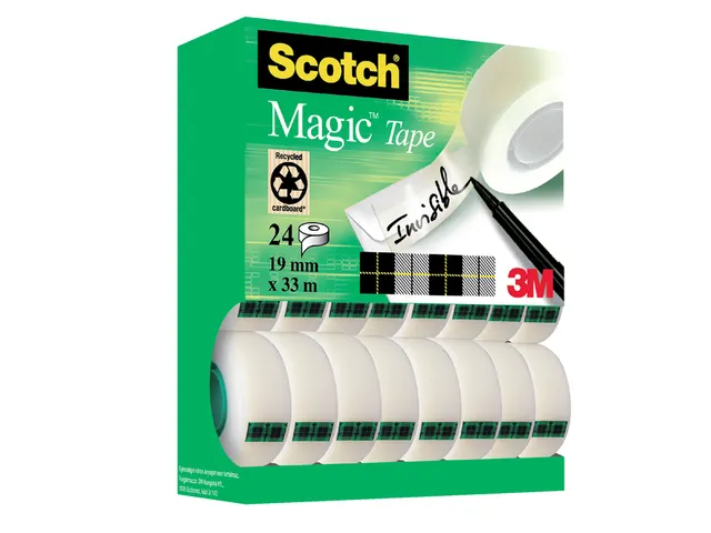 Plakband Scotch Magic 810 19mmx33m onzichtbaar mat 20+4 gratis