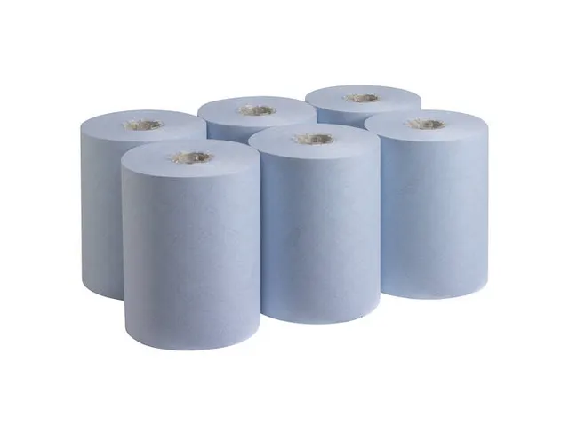 Scott 6696 handdoekrol Slimroll Airflex 1-laags Blauw 190mtr/20cm 6rol