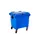Contivia 4,vuilnisbak 4wielen 1100 L blauw