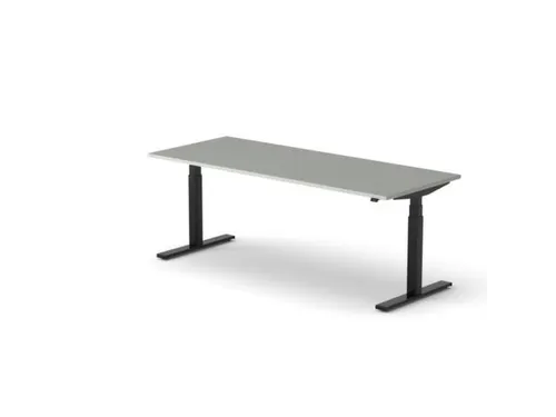 Elektrisch ihv bureau HxBxD 640-1300x2000x800mm blad grijs