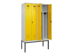 PBM-locker,HxBxD 2120x1200x500mm,4vak,vak B 300mm,draaigrendel