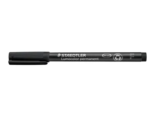 Viltstift Staedtler OHP Lumocolor 318 Fijn 0.6mm Zwart