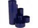 Pennenbak Westcott 6-vaks 12x13.5x15cm blauw