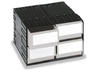 Combi-Ladensysteem Hxbxd 202X332X345Mm 4/4Behuizingen/laden Grijs - 2