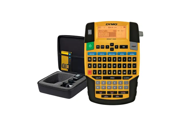 Dymo Rhino 4200 Industrieel Labelprinter QWERTY 19mm in koffer