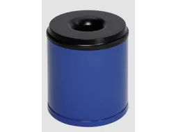 prullenmand zelfblussend 30 liter HxØ 390x375mm kop zwart blauw