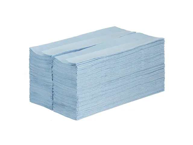 Boîte distributive chiffon WypAll 8370 X60 Hydroknit 1 ép Bleu