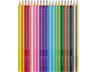 Sparkle set Faber-Castell 20x kleurpotloden en 1x mini puntenslijper - 5