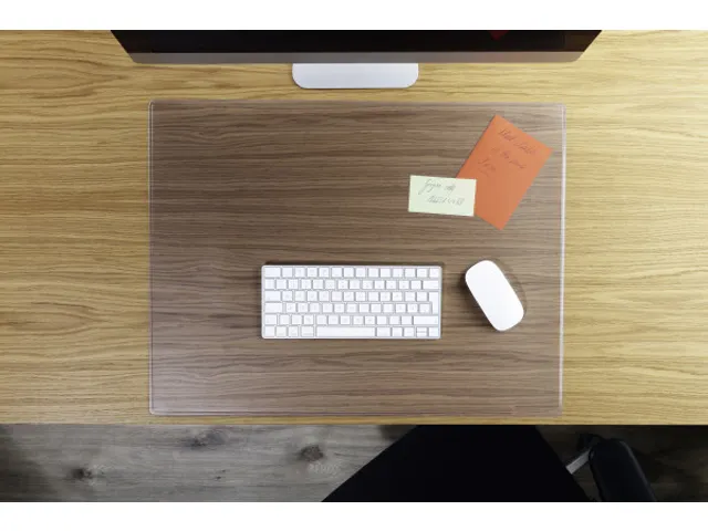 Schrijfonderlegger Duraglas 40x53cm Transparant Kunststof