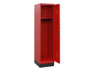 schoollocker,HxBxD 1630x400x500mm,1vak,vak B 400mm,cil.-slot,sokkel - 1