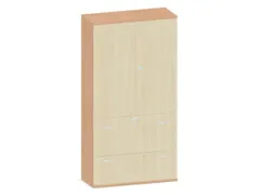 Kantoorkast 1920x1000x430mm Decor Romp Beuken Decor Front Esdoorn