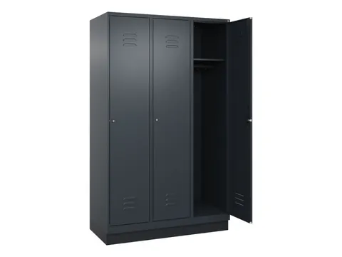 locker HxBxD 1950x1200x500mm 3vak vak B 400mm cil.-slot sokkel