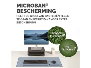 Polssteun Fellowes Breyta palm blauw 6x18cm - 12
