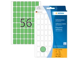 HERMA 2345 Universele etiketten 12x18mm Groen 1792 stuks