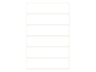 Etiket Avery Zweckform 3080 76x19mm wit 36 stuks - 2