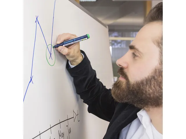 Boardmarker Schneider Maxx 293 beitelpunt 2-5 mm groen