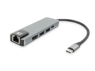 Dockingstation ACT USB-C 4K voor 1 HDMI monitor - 1