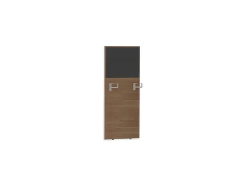 baliepaneel v. bureau aanbouw rechts NT-cherry BN8010-antraciet 600mm