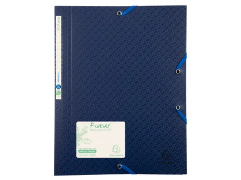 Elastomap 3 kleppen polypropyleen 7/10de Forever PP - A4-Geassorteerd