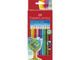 Kleurpotlood Faber-Castell Colour Grip 2001 kartonnen etui a 12 stuks - 1