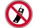 verbodsbord,Gebruik mobiele telefoon verboden,PVC,Ø 200mm