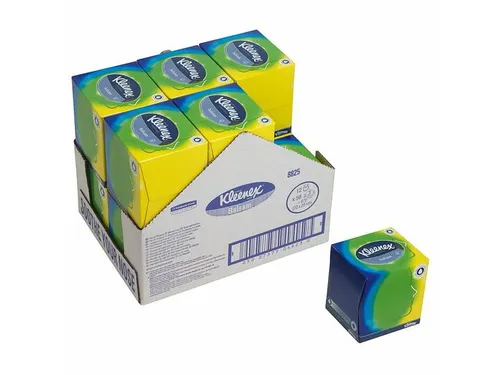 Kleenex 8825 facial tissue 3-laags wit kubus 20x20cm 12 x 56 tissue