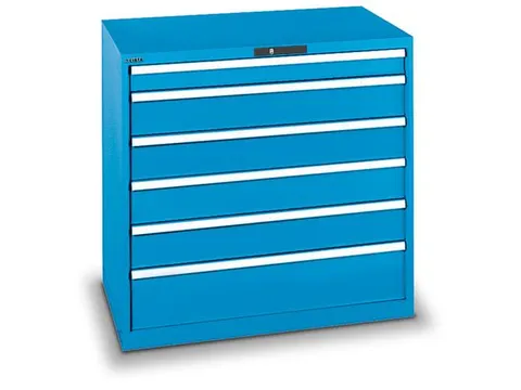 ladekast HxBxD 1000x1023x725mm 6laden Key lock