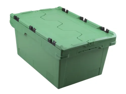Euronorm-herbruikbare bakken,HxLxB 199x600x400mm,PP,groen