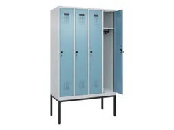 locker,HxBxD 2120x1200x500mm,4vak,vak B 300mm,draaigrendel