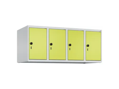 opzetkast,v. locker,4vak.,vak B 300mm,HxBxD 500x1200x500mm