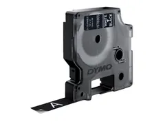 Labeltape Dymo D1 1978365 12mmx3m wit op zwart