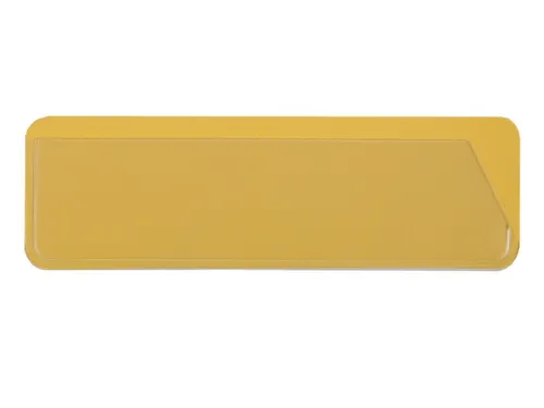 etikethouder,HxL 58x100mm,achterzijde magnetisch,geel