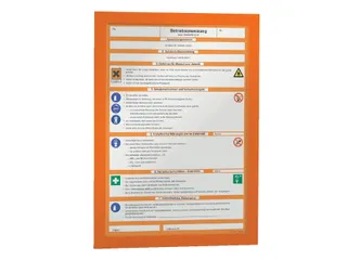 Duraframe Durable 487209 A4 oranje - 2