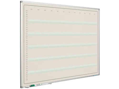 Jaarplanner Elegance Nederlands softline profiel 8mm 90x120cm aluframe