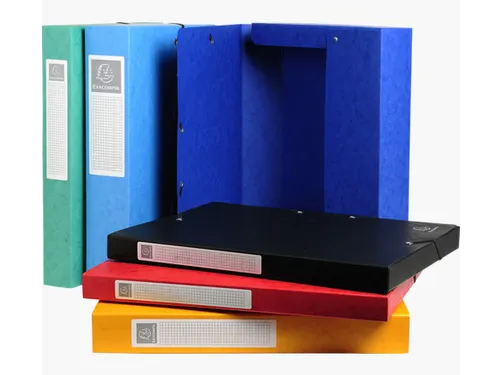 Elastobox Exacompta A4 25mm 600gr assorti karton