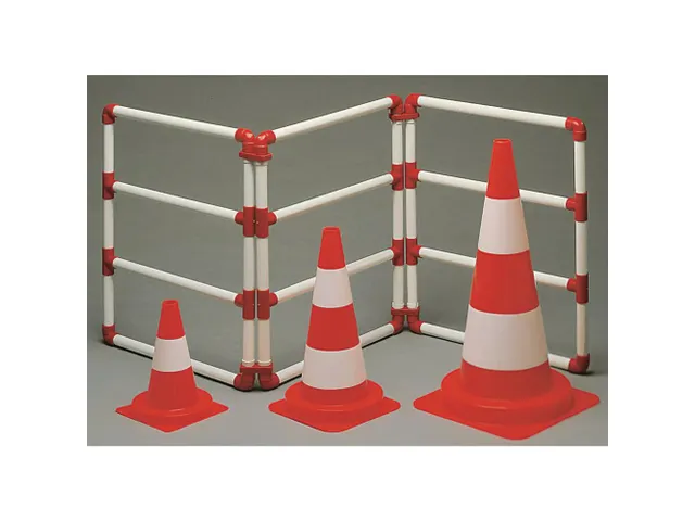 Verkeerskegel klasse 2 50 cm oranje/wit, per stuk