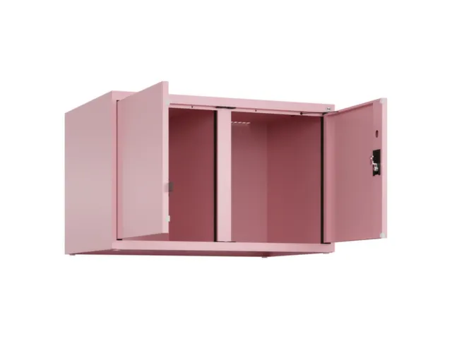 opzetkast,v. locker voor scheiding van kleding,2vak.,vak B 400mm