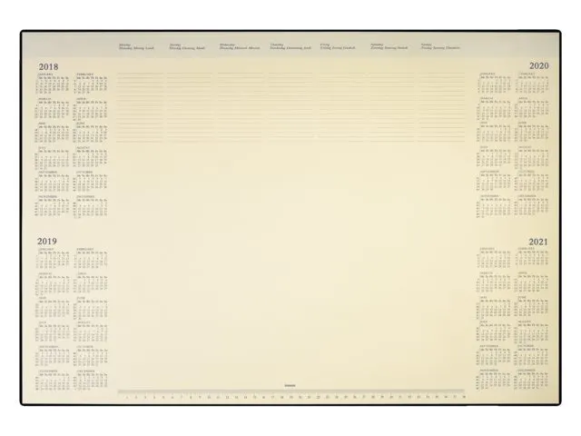 Bloc sous-main 2027 Brepols Desk Mate 7 jours/1 page 412x590x8mm avec
