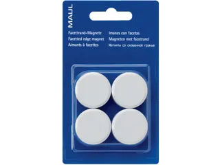 Magneet Maulsolid, Diameter 32 Mm, Wit, Blister Van 4 Stuks - 1