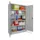 grootvolumekast met openslaande deuren,RAL7035,front RAL3000