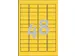 Gekleurde etiketten Avery Zweckform 45.7x21.2mm Geel 960 stuks