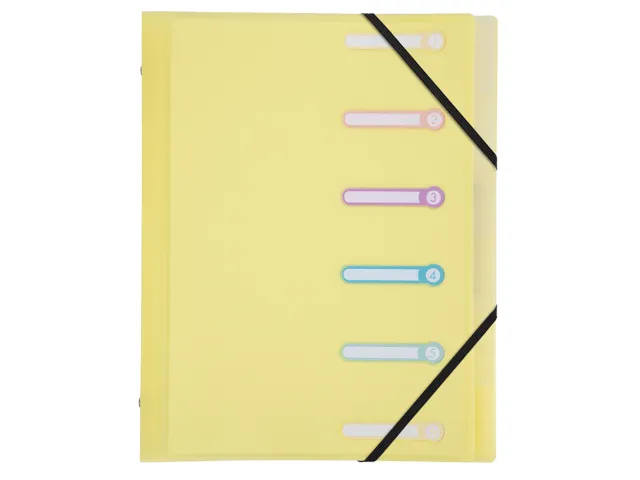 Sorteermap PP Chroma line 3klep 6v pastel